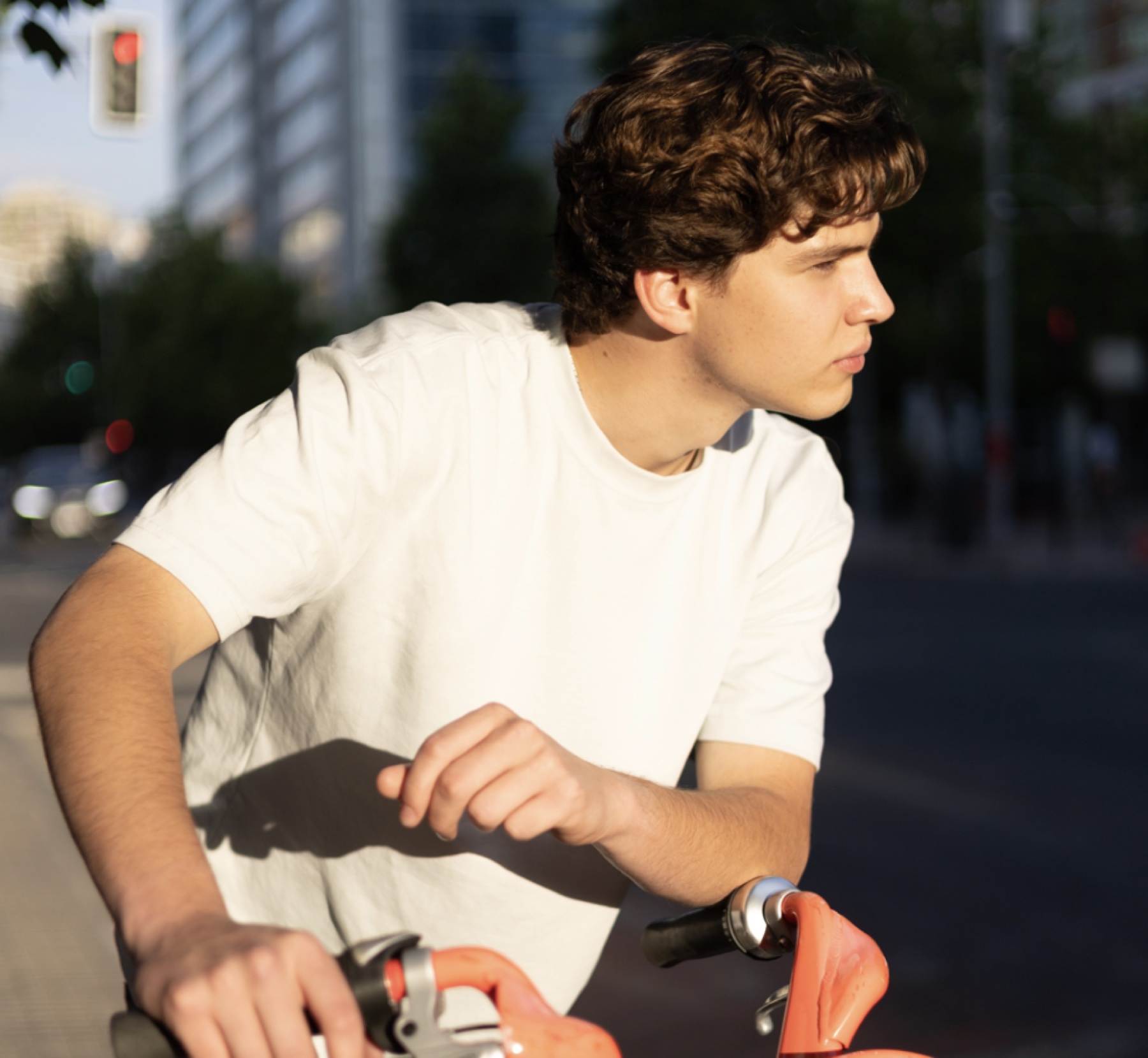 Bicicleta al atardecer